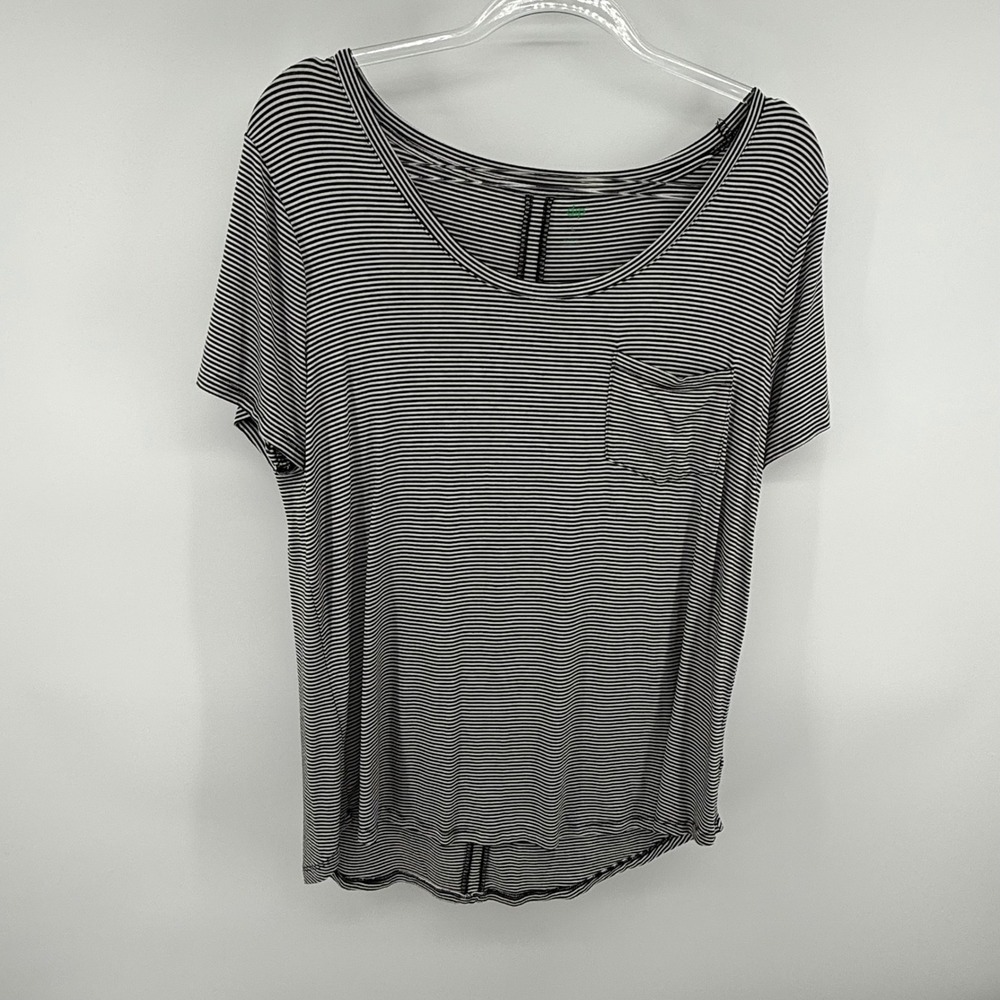 DIP striped pocket tee shirt casual lounge size L‎